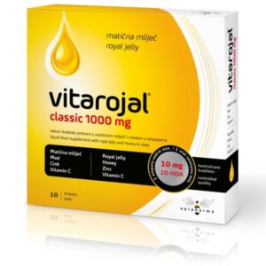 APIPHARMA VITAROJAL CLASSIC 1000MG MATIČNA MLIJEČ ZA JAČANJE IMUNITETA 10 AMPULA