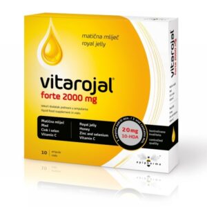 APIPHARMA VITAROJAL FORTE 2000MG MATIČNA MLIJEČ ZA JAČANJE IMUNITETA 10 AMPULA
