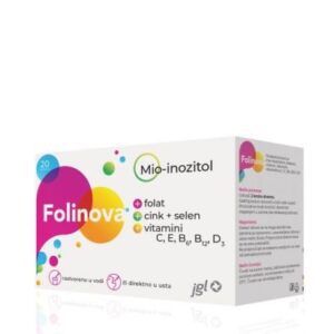 FOLINOVA VREĆICE DODATAK ZA ŽENE KOD SINDROMA POLICISTIČNIH JAJNIKA 30 VREĆICA