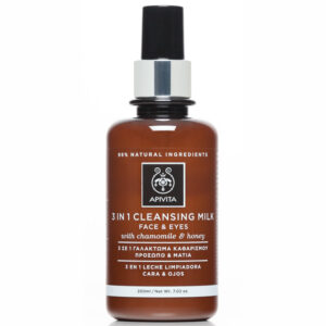 APIVITA 3U1 CLEANSING MILK NJEŽNO MLIJEKO ZA ČIŠĆENJE LICA S KAMILICOM I MEDOM 200ML