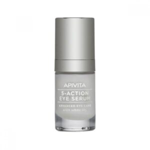 APIVITA 5 ACTION SERUM ZA INTENZIVNU NJEGU OKO OČIJU S BIJELIM LJILJANOM 15ML