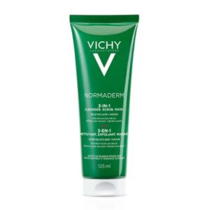 VICHY NORMADERM 3U1 MASKA,PILING I KREMA  ZA ČIŠĆENJE LICA KOD KOŽE SKLONE AKNAMA 125ML
