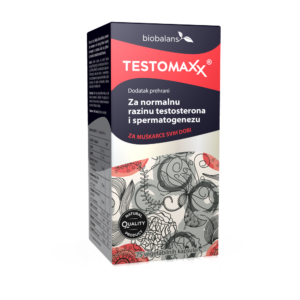 TESTOMAXX ZA NORMALNU RAZINU TESTOSTERONA I SPERMATOGENEZU 75 KAPSULA