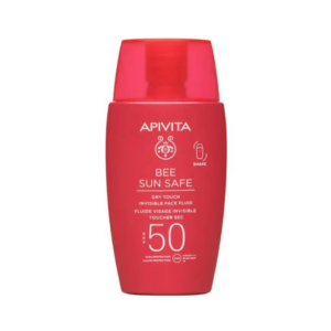 APIVITA BEE SUN SAFE  DRY TOUCH SPF50 NEVIDLJIVI  FLUID ZA LICE 50ML