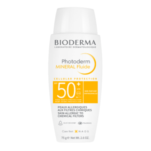 BIODERMA PHOTODERM MINERAL FLUID SPF50+ MINERALNI FLUID ZA ZAŠTITU OD SUNCA NETOLERANTNE KOŽE 75G