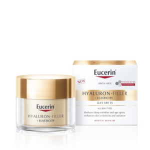 EUCERIN HYALURON-FILLER+ELASTICITY ANTI AGE DNEVNA NJEGA ZA DUBOKE BORE I ELASTIČNOST KOŽE SPF15 50ML
