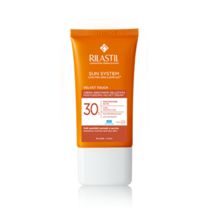 RILASTIL SUN SYSTEM VELVET FACE SPF30+ BARŠUNASTA HIDRATANTNA KREMA ZA ZAŠTITU OD SUNCA 50ML