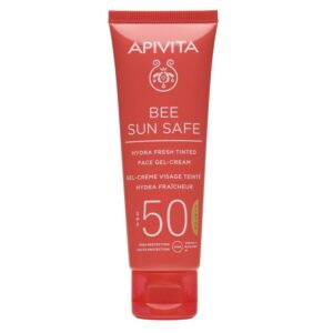 APIVITA BEE SUN SAFE ANTI-AGE&ANTI-SPOT SPF50 TONIRANA KREMA PROTIV MRLJA I STARENJA 50ML