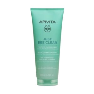 APIVITA JUST BEE CLEAR PROČIŠĆAVAJUĆI GEL ZA ČIŠĆENJE MASNE KOŽE I REGULACIJU SEBUMA 200ML