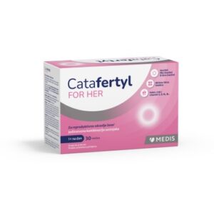 MEDIS CETAFERTYL FOR HER DODATAK PREHRANI ZA HORMONALNU RAVNOTEŽU I PLODNOST ZA ŽENE 30 VREĆICA