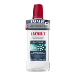 LACALUT WHITENING ANTIBACTERIAL MICELARNA VODICA ZA ISPIRANJE USTA 500ML
