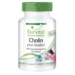 FAIRVITAL CHOLIN+INOZITOL 100 TABLETA