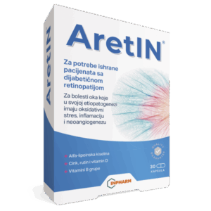 ARETIN DODATAK ZA OČUVANJE ZDRAVLJA OČIJU 30 KAPSULA