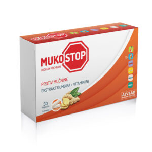 MUKOSTOP DODAK S ĐUMBIROM PROTIV MUČNINE 30 KAPSULA