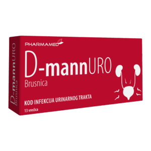 PHARMAMED D-MANNURO BRUSNICA VREĆICE KOD URINARNIH INFEKCIJA