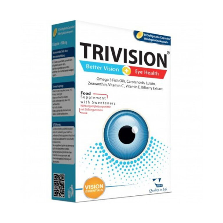 Trivision Static VITANE TRIVISION KAPSULE ZA ZDRVLJE OČIJU A30 – Ljekarna Ljubic – BiH ...