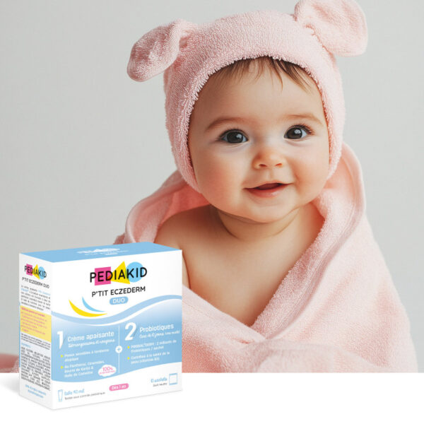 PEDIAKID ECZEDERM DUO KOMPLET KREMA 40ML + PROBIOTIK PRAŠAK ZA ORALNI ...