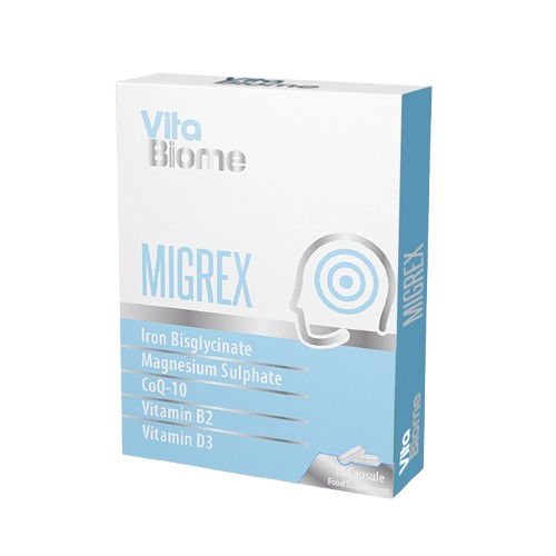 VITABIOME MIGREX KAPSULE KOD GLAVOBOLJA I MIGRENA A30 – Ljekarna Ljubic ...